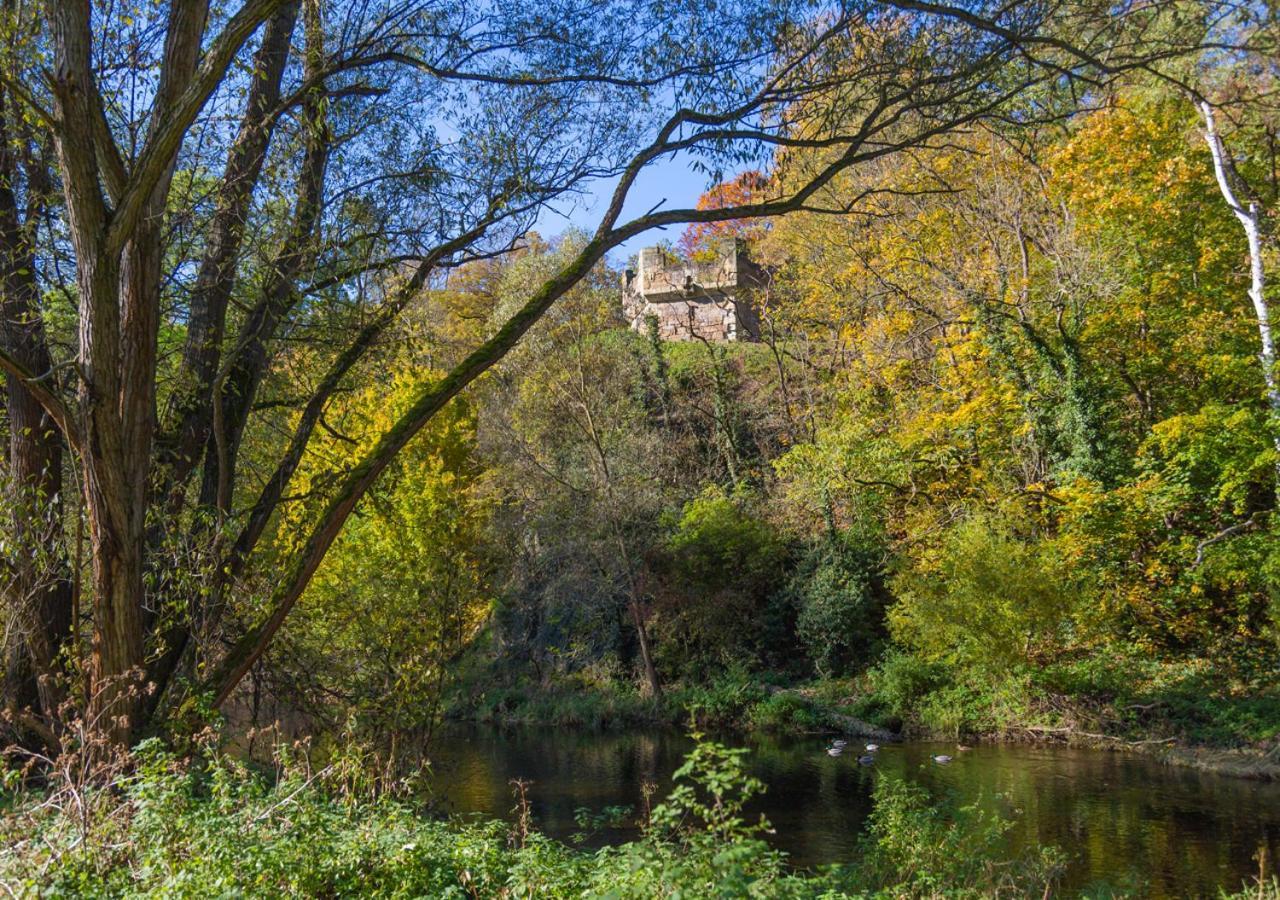 Hotel&Ferienwohnungen Bohlenblick Saalfeld Saale Exterior foto