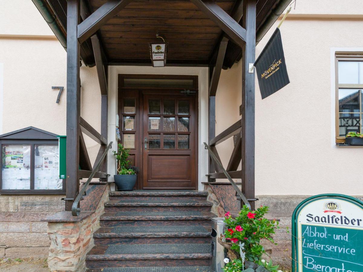 Hotel&Ferienwohnungen Bohlenblick Saalfeld Saale Exterior foto